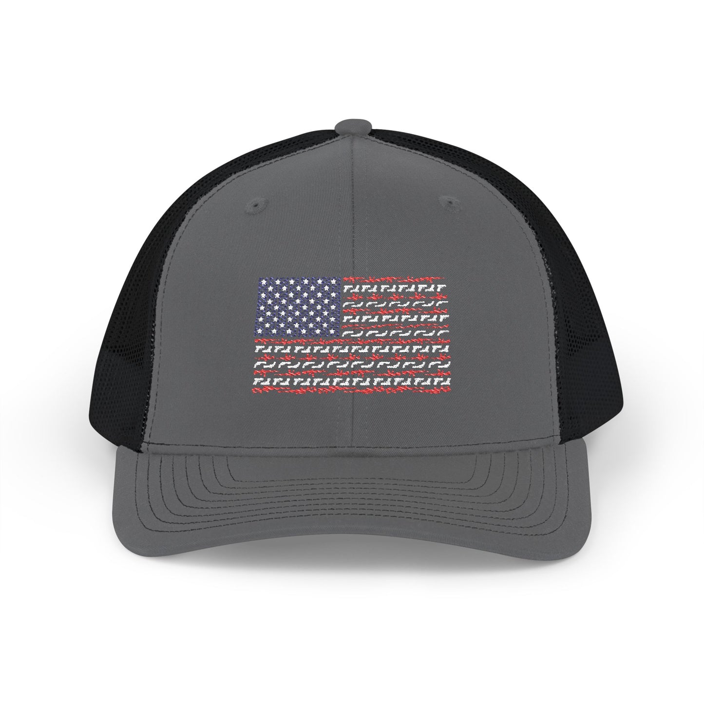 Freedom Loaded Premium Cap – Richardson 112 Patriotic USA Flag Gun Design