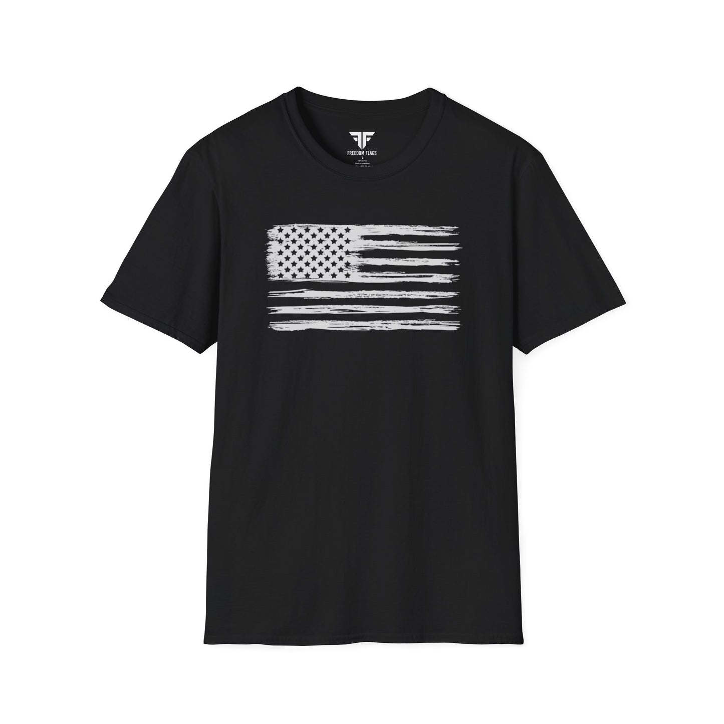 American Flag Vintage Unisex Softstyle T-Shirt - Freedom Flag Co.