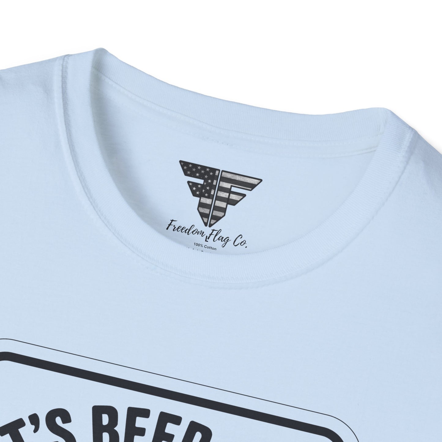 Beer Can Humor T-Shirt, Funny Drinking Shirt, Unisex Tee, Gift for Beer Lovers, Casual Wear, Party Outfit