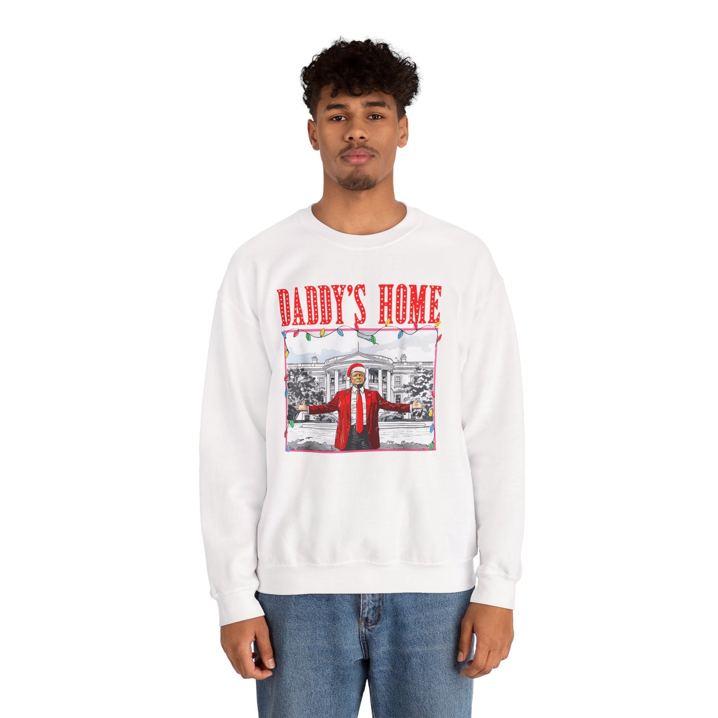 Trump Daddy’s Home Sweatshirt – Unisex Patriotic Hoodie