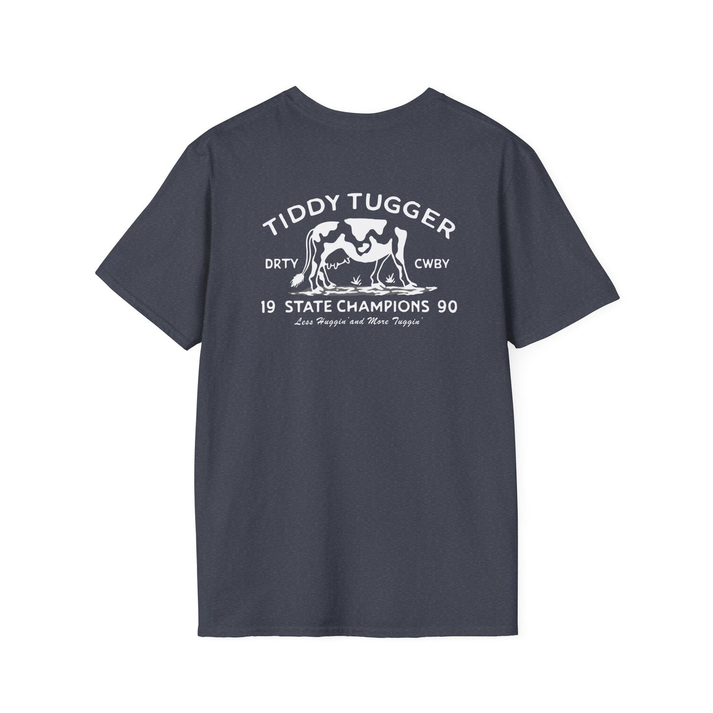 Tiddy Tugger Unisex Softstyle T-Shirt - White State Champions Graphic Tee