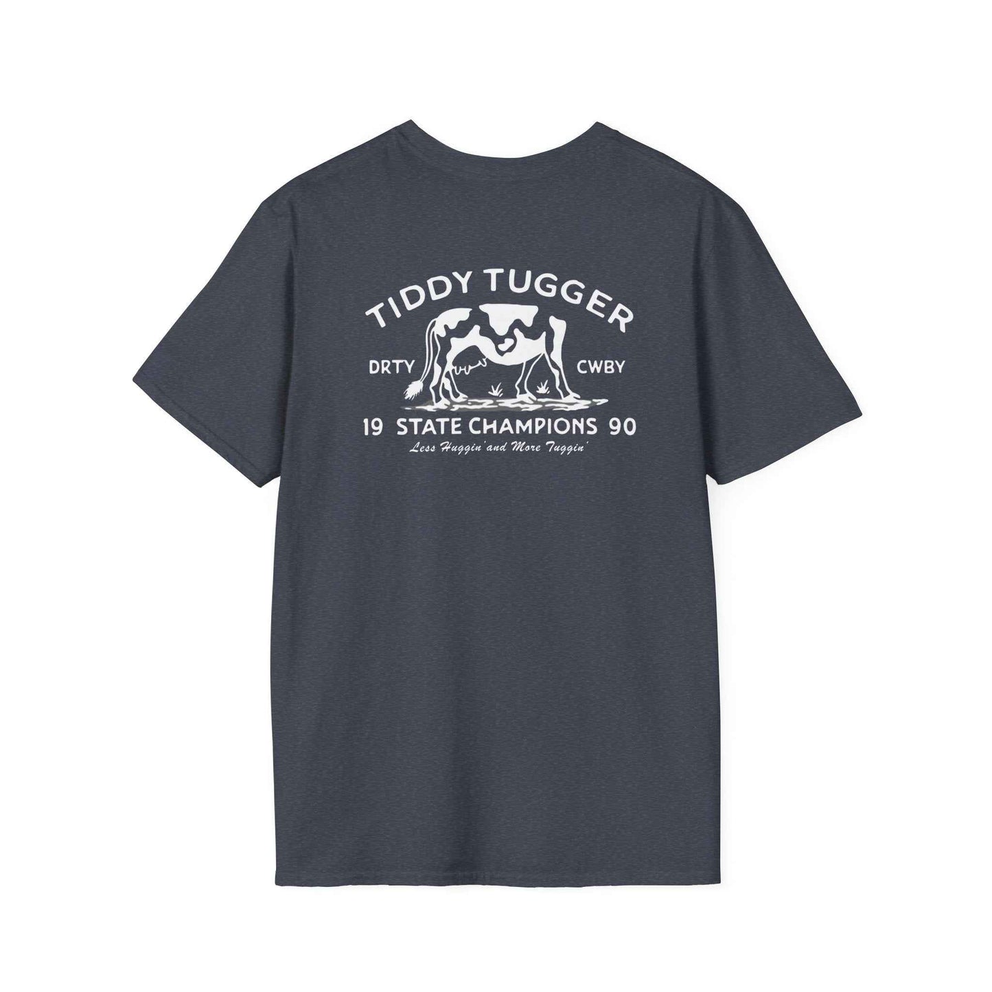 Tiddy Tugger Unisex Softstyle T-Shirt - White State Champions Graphic Tee