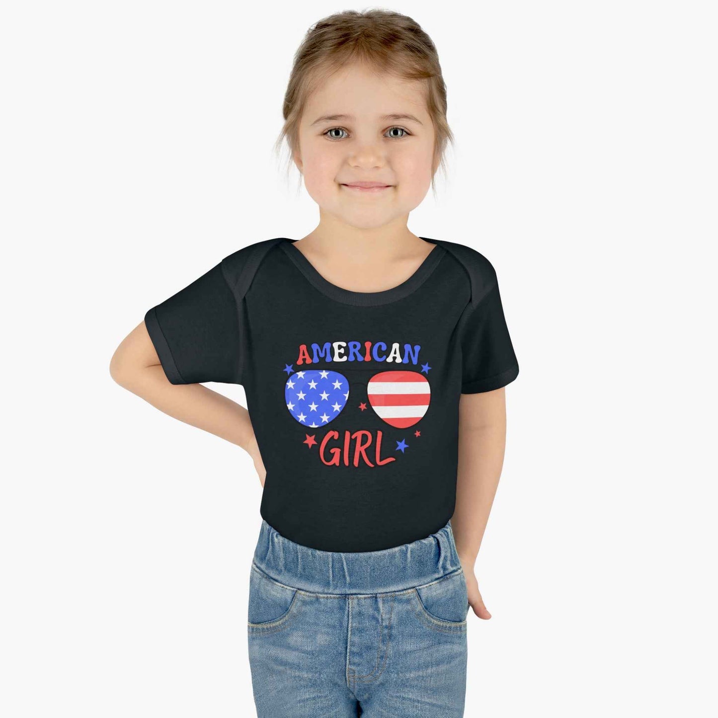 American Girl Infant Bodysuit – Patriotic Baby Outfit
