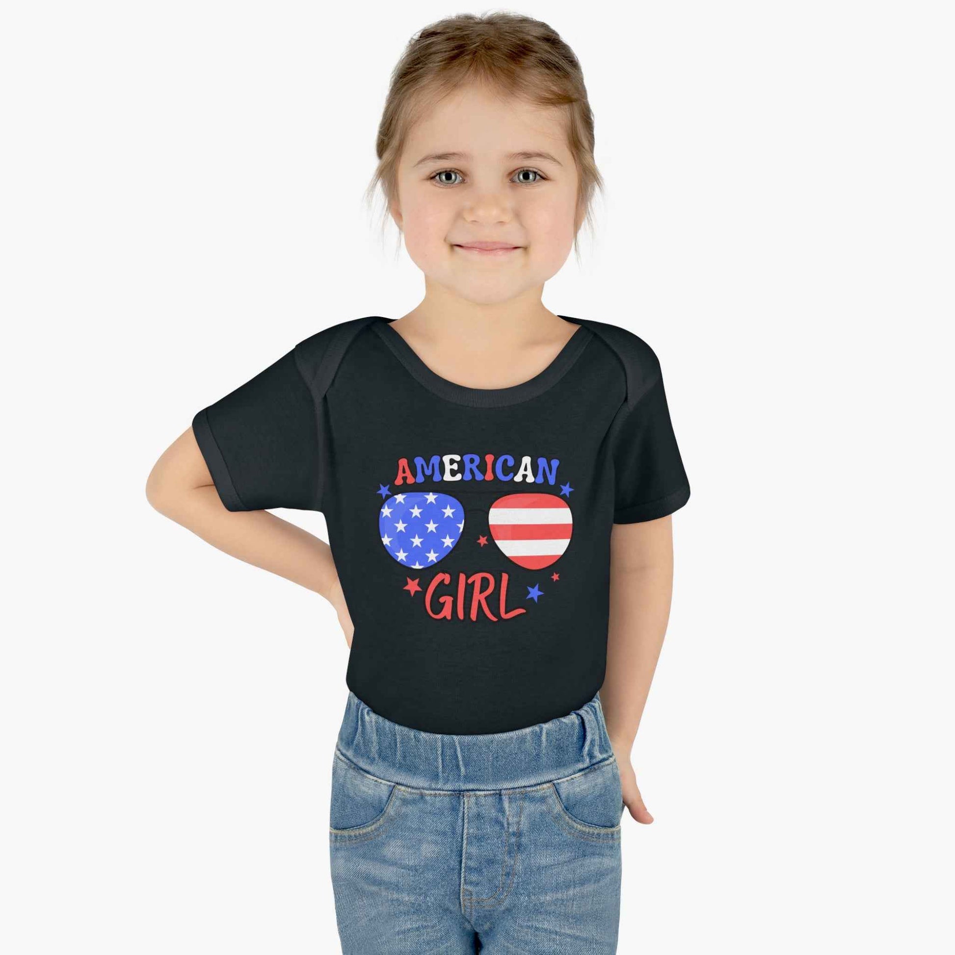 American Girl Infant Bodysuit – Patriotic Baby Outfit