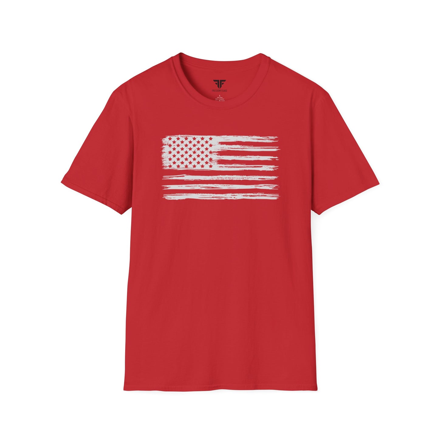 American Flag Vintage Unisex Softstyle T-Shirt - Freedom Flag Co.