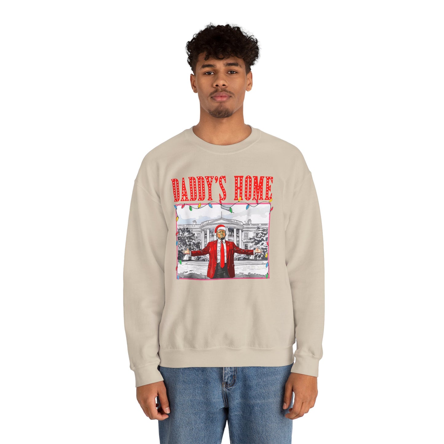 Trump Daddy’s Home Sweatshirt – Unisex Patriotic Hoodie