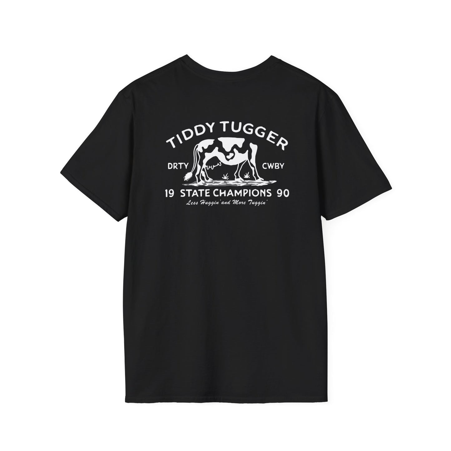 Tiddy Tugger Unisex Softstyle T-Shirt - White State Champions Graphic Tee