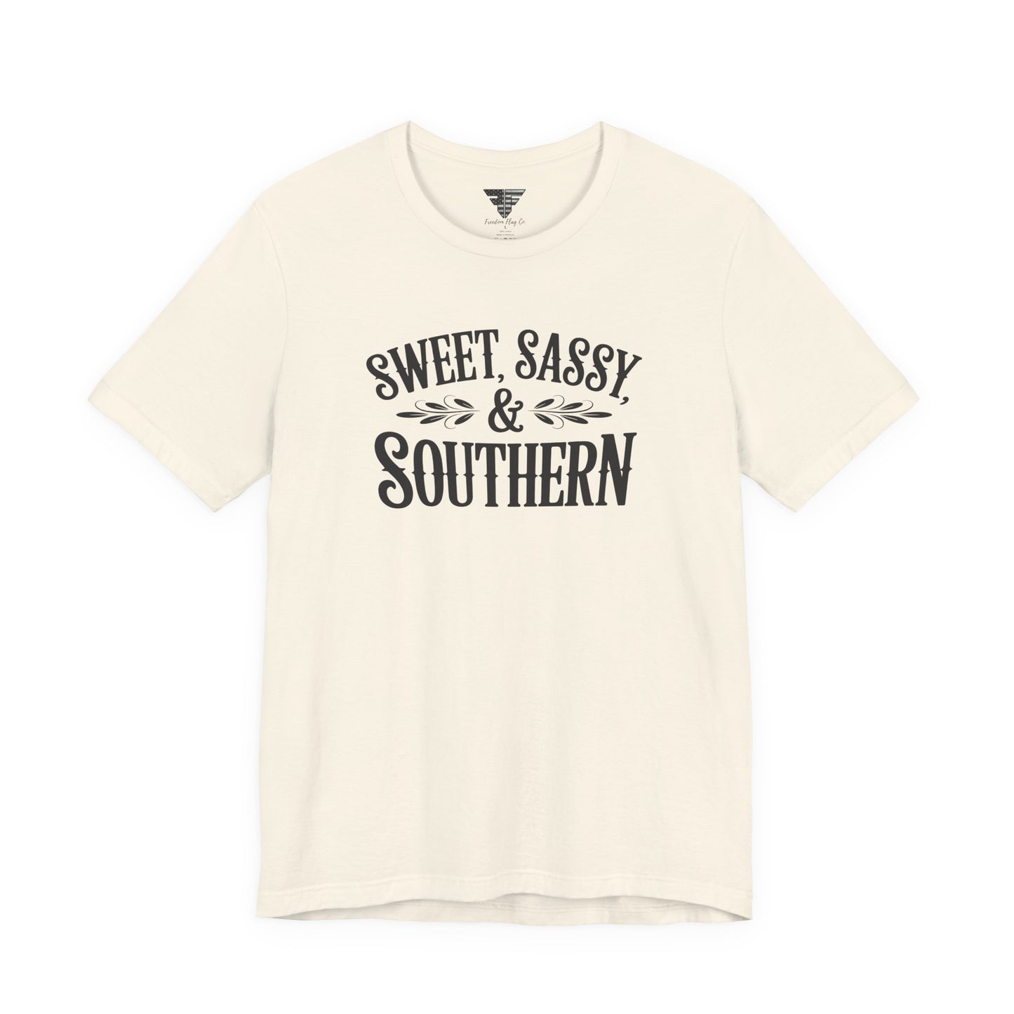 Sweet, Sassy & Southern Tee – Stylish Southern Charm Graphic T-Shirt