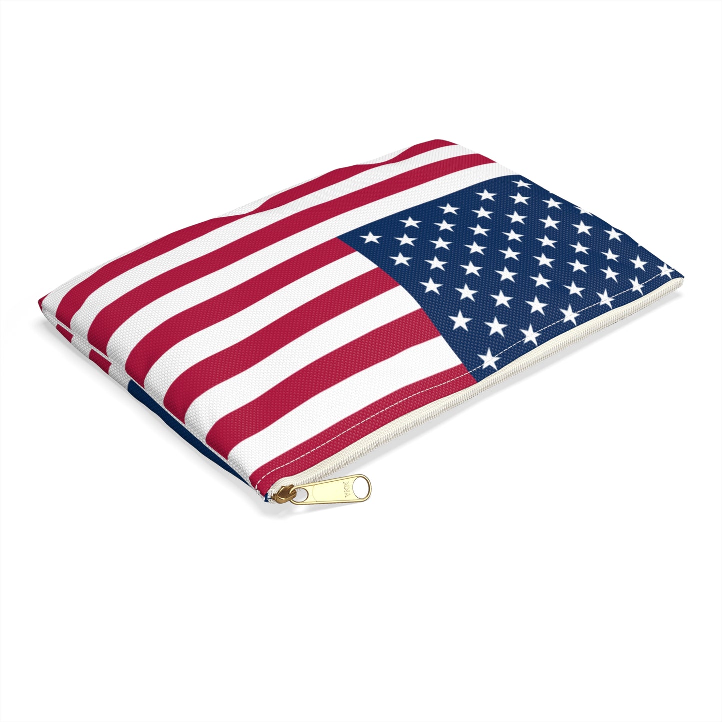 USA Flag Accessory Pouch – Patriotic Makeup Bag, Travel Organizer