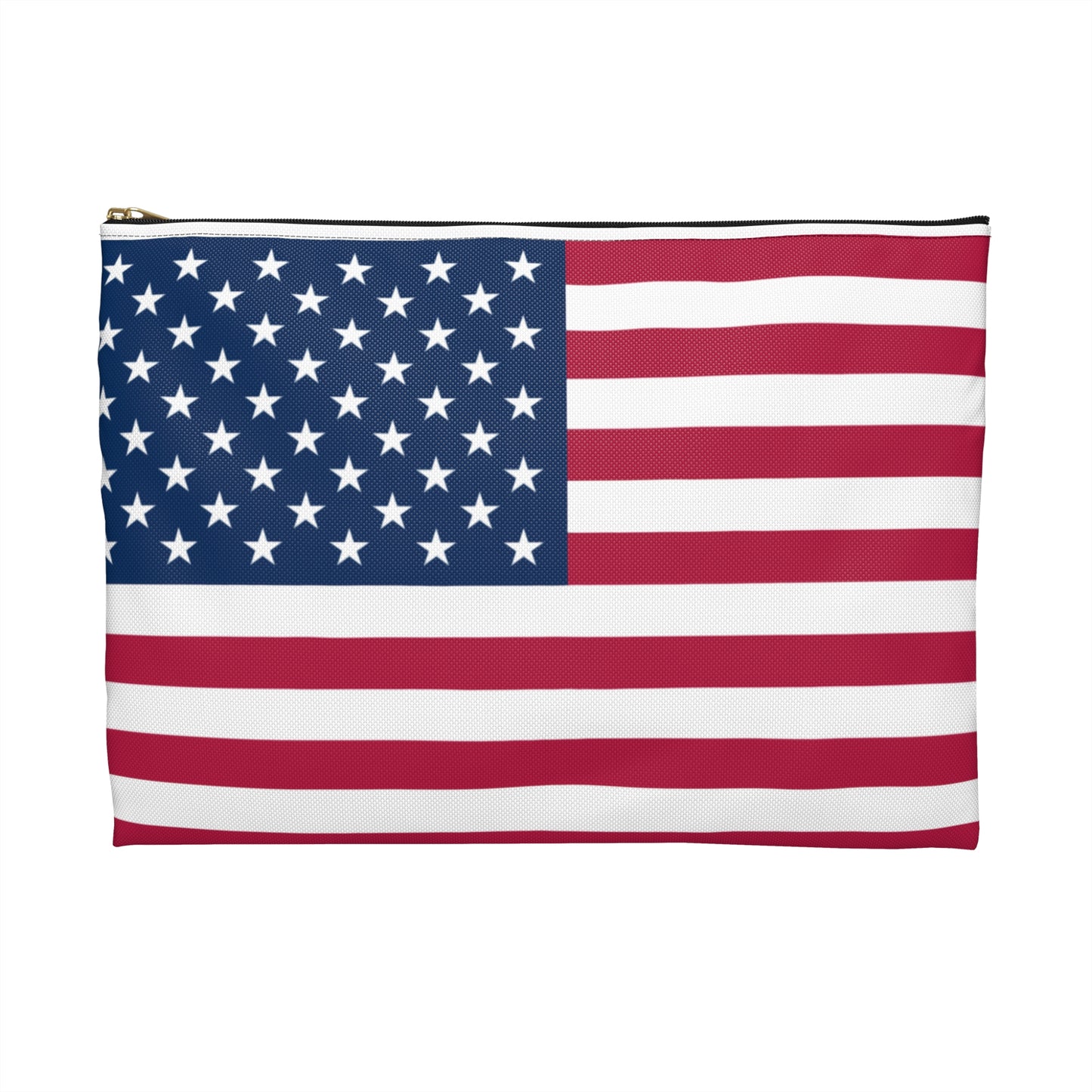 USA Flag Accessory Pouch – Patriotic Makeup Bag, Travel Organizer