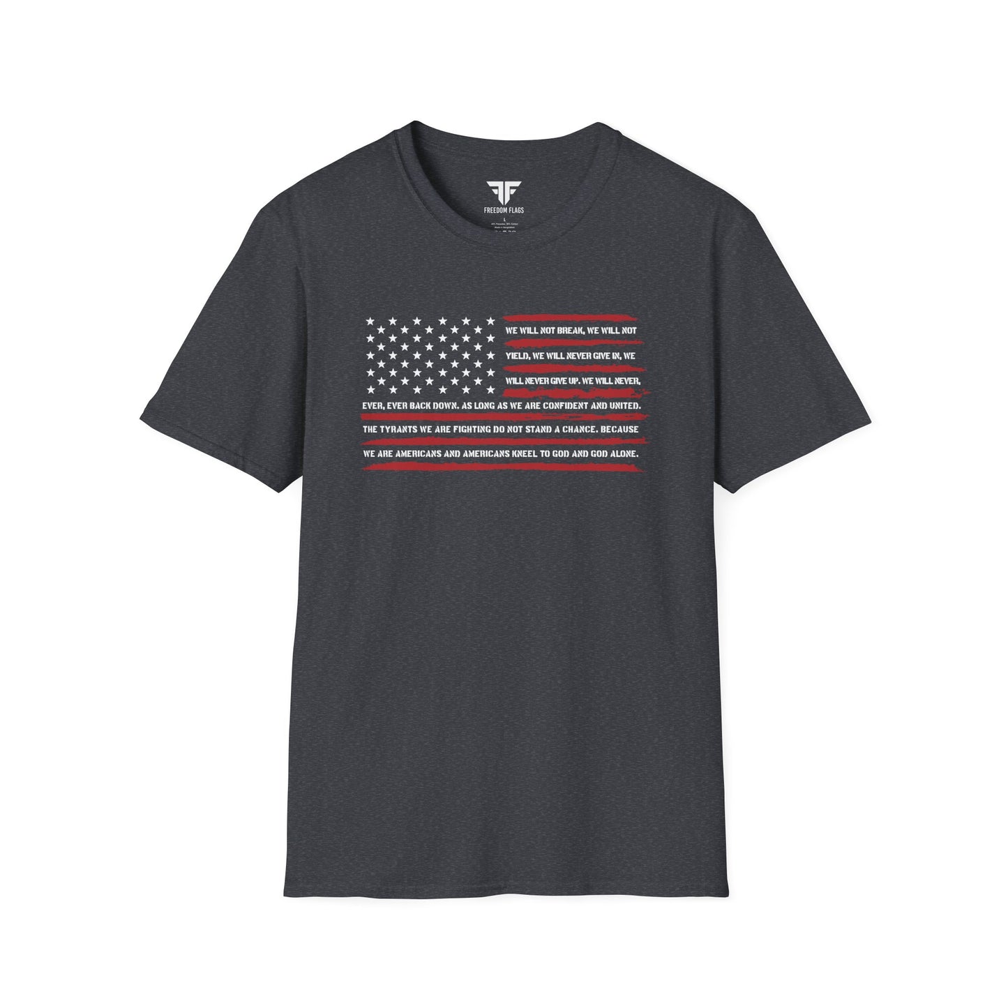 Vintage American Flag Tee Proclamation - Freedom Flag Co.