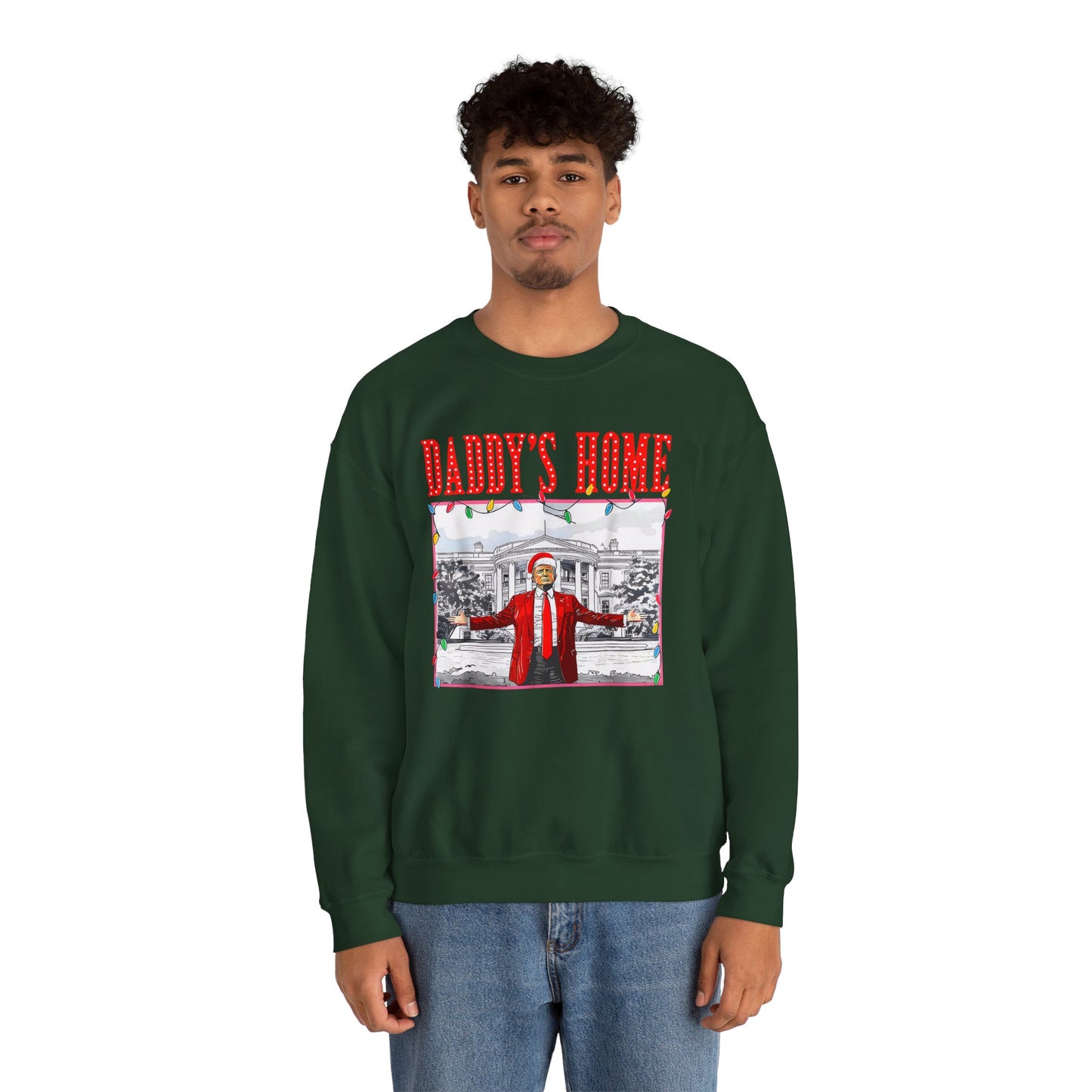 Trump Daddy’s Home Sweatshirt – Unisex Patriotic Hoodie