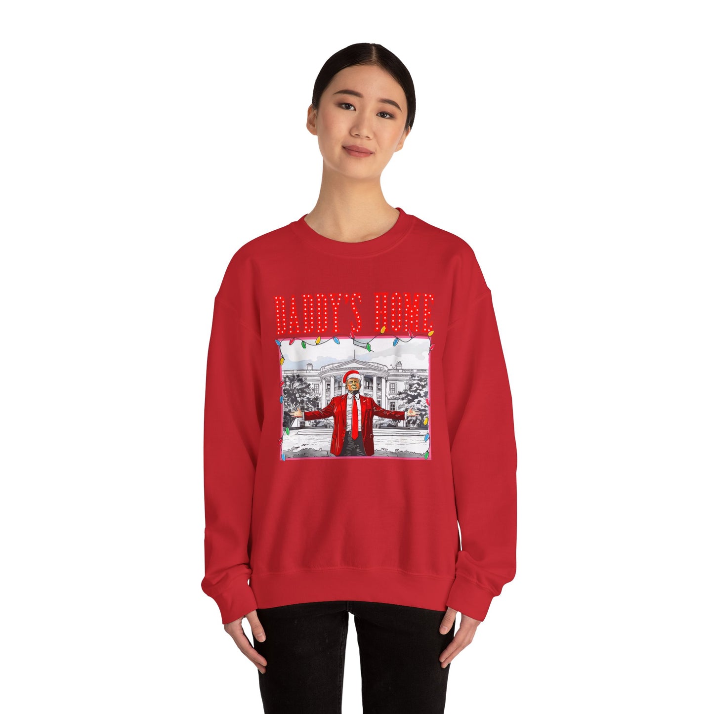 Trump Daddy’s Home Sweatshirt – Unisex Patriotic Hoodie