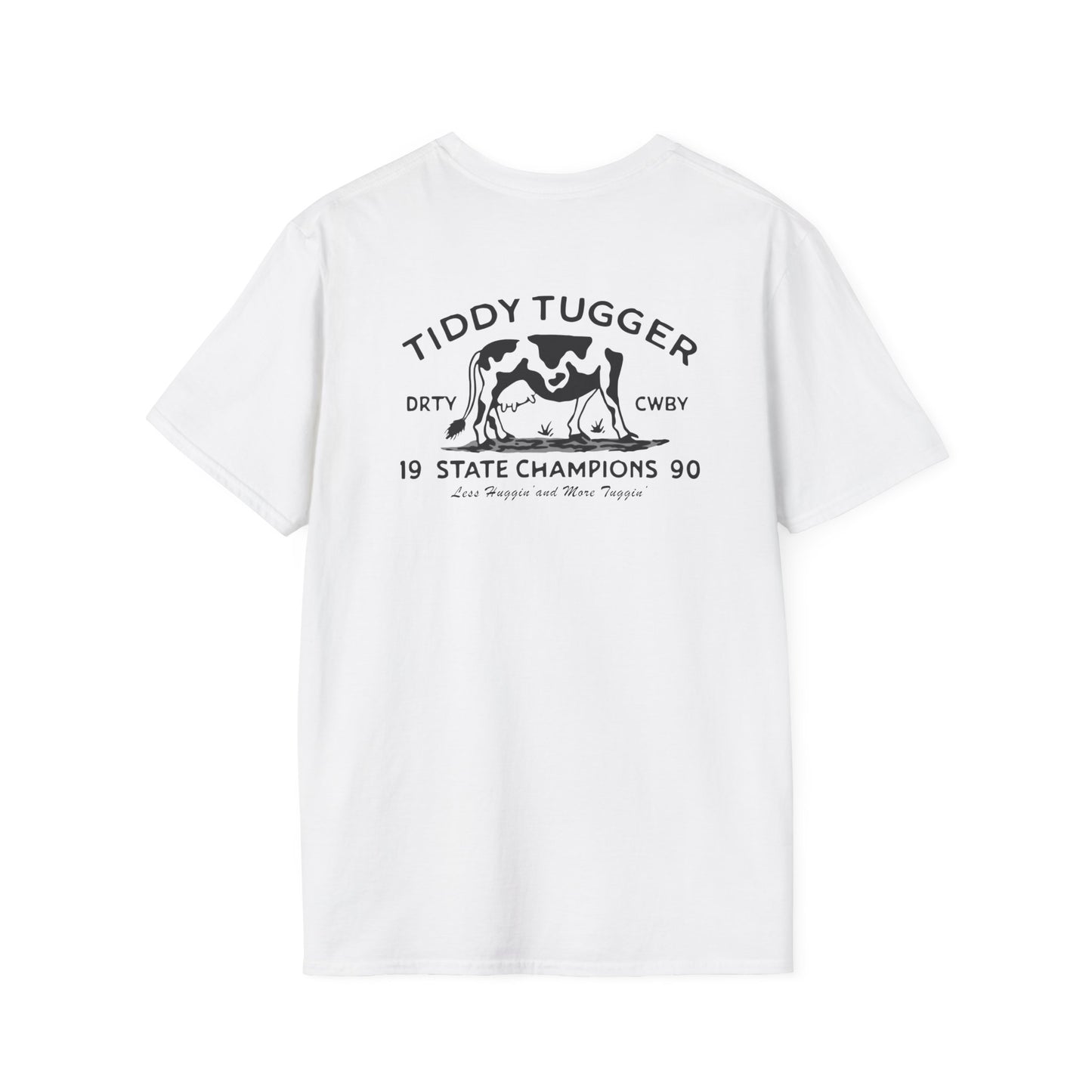 Tiddy Tugger Unisex Softstyle T-Shirt - White State Champions Graphic Tee