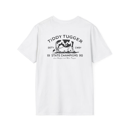 Tiddy Tugger Unisex Softstyle T-Shirt - White State Champions Graphic Tee - Freedom Flag Co.