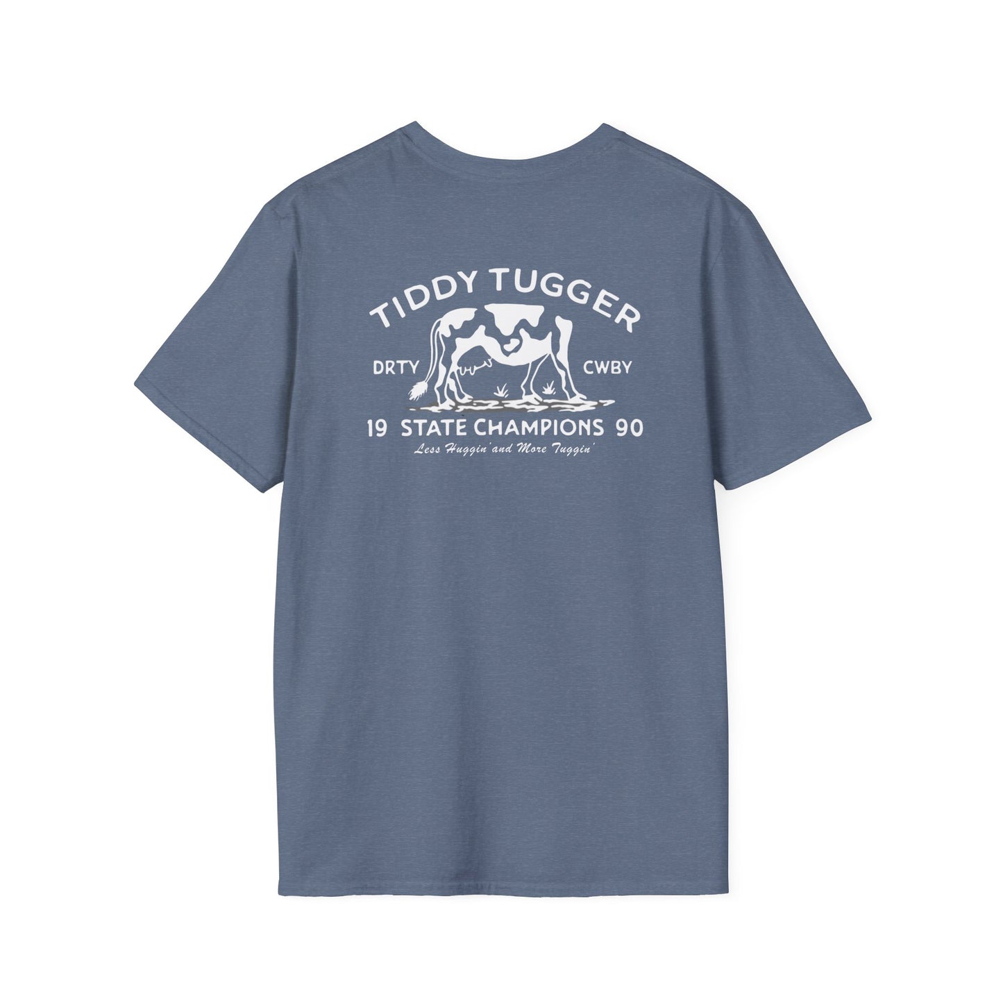 Tiddy Tugger Unisex Softstyle T-Shirt - White State Champions Graphic Tee