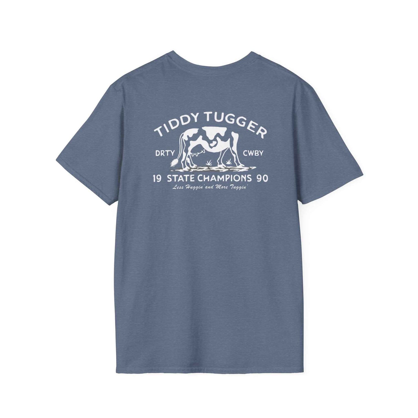 Tiddy Tugger Unisex Softstyle T-Shirt - White State Champions Graphic Tee