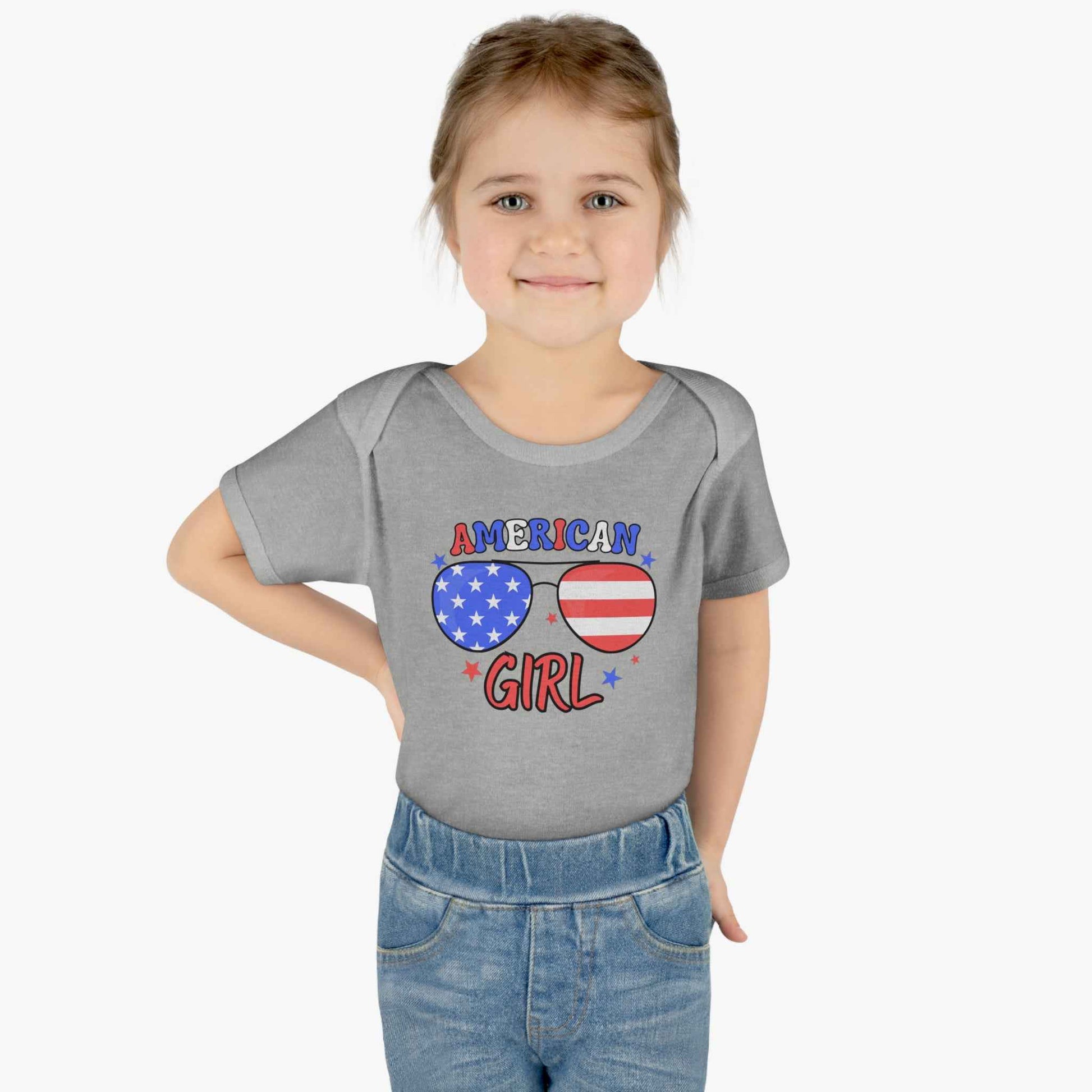 American Girl Infant Bodysuit – Patriotic Baby Outfit