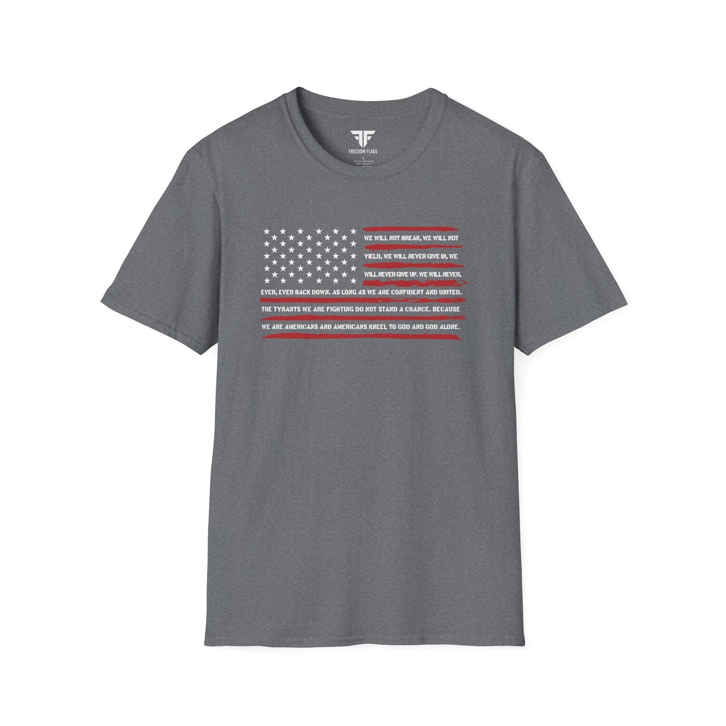 Vintage American Flag Proclamation Tee