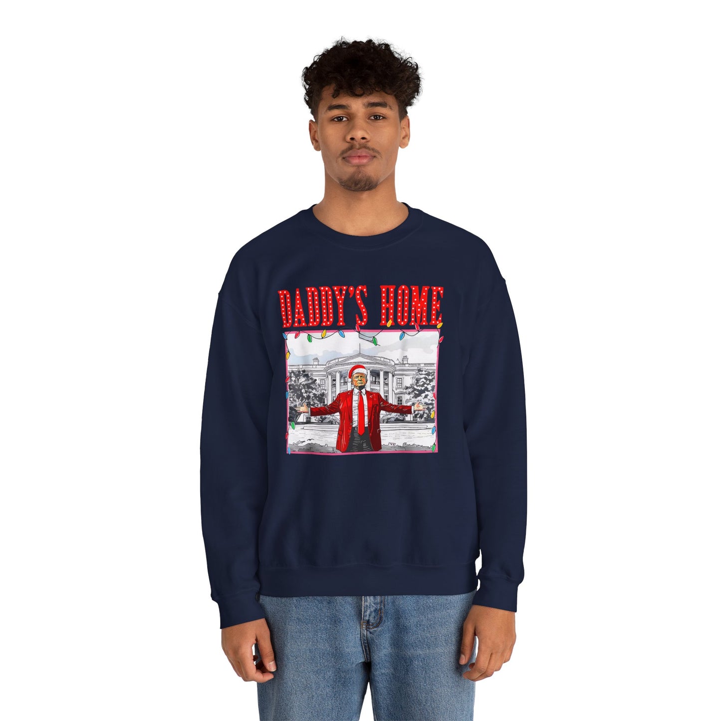 Trump Daddy’s Home Sweatshirt – Unisex Patriotic Hoodie