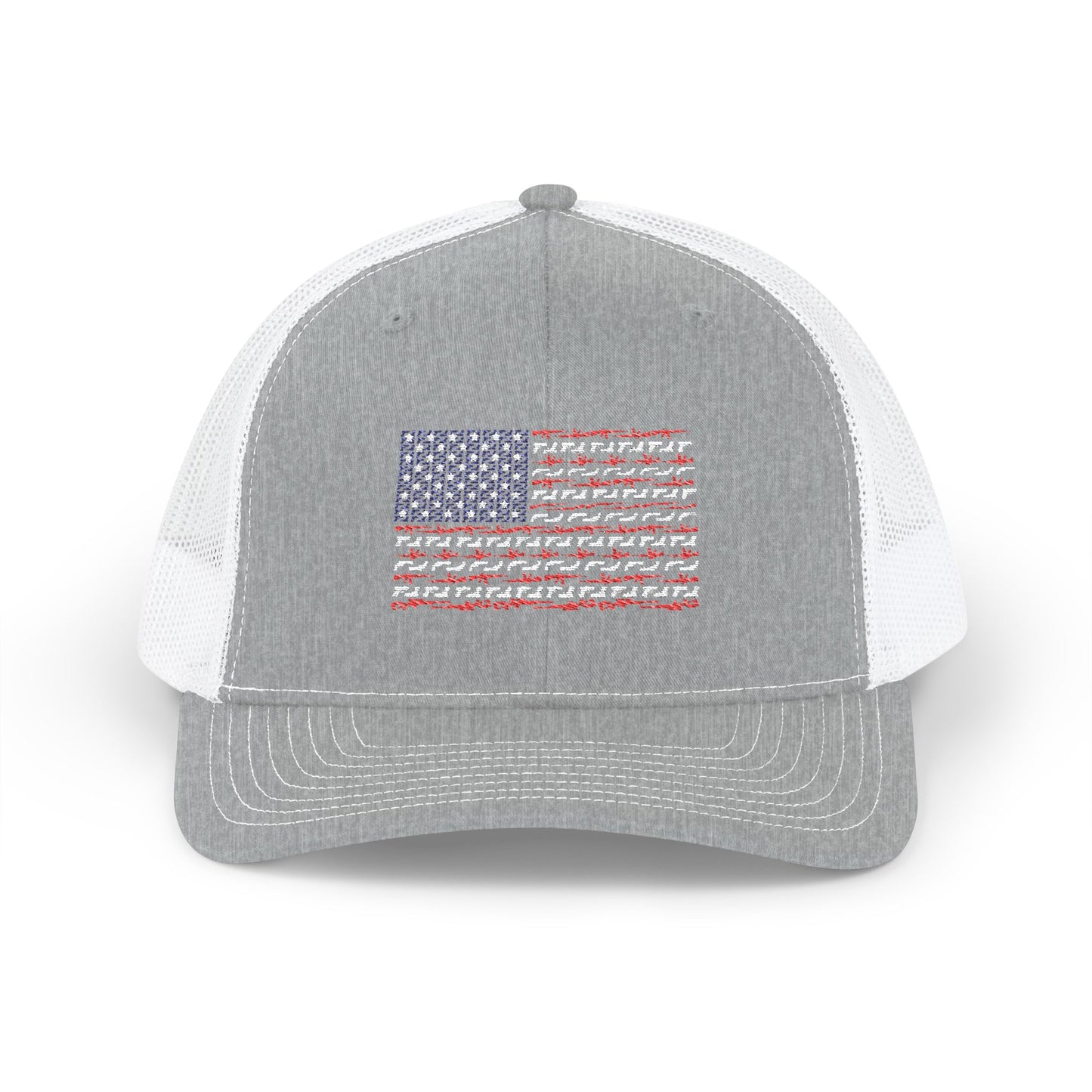 Freedom Loaded Premium Cap – Richardson 112 Patriotic USA Flag Gun Design