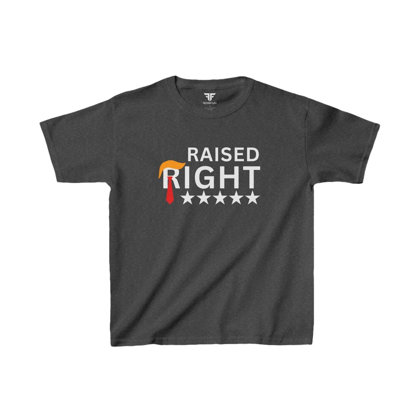 Raised Right Youth T-Shirt – Patriotic Kids Tee