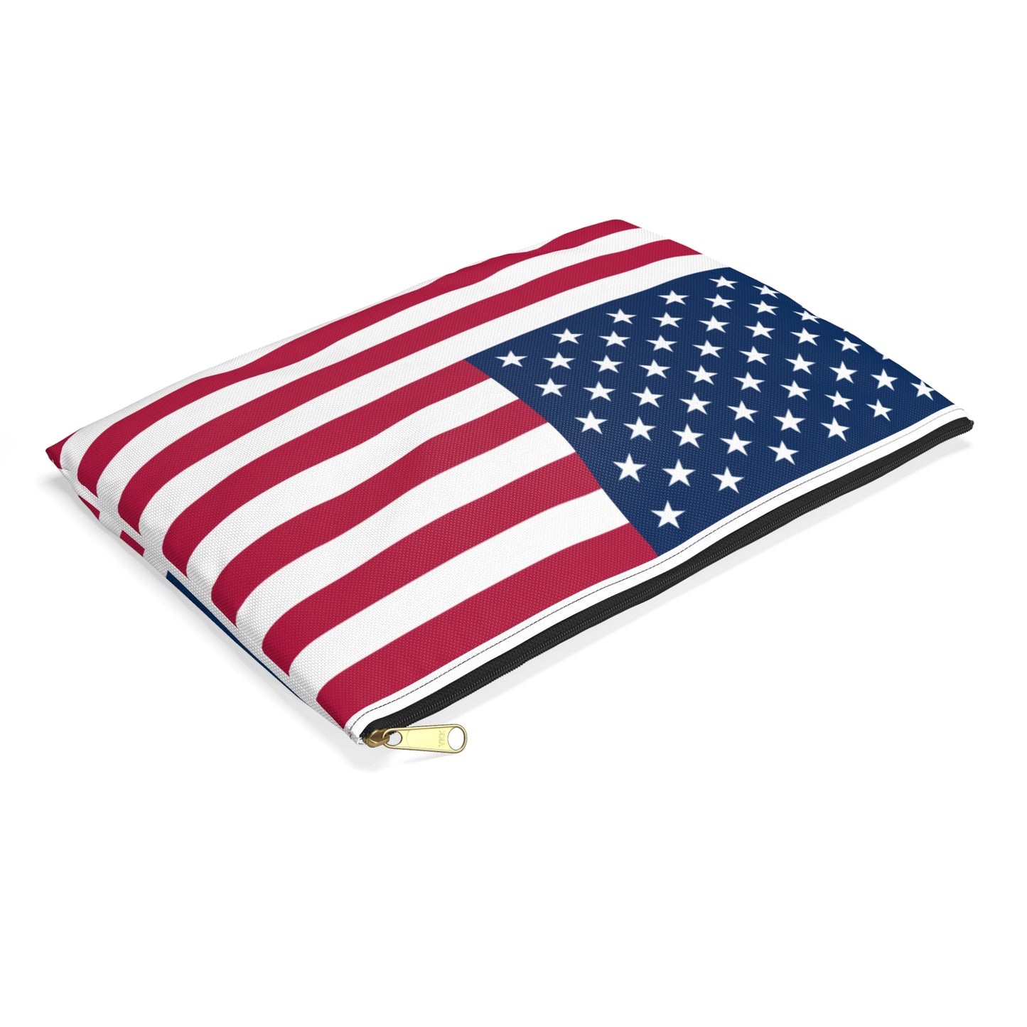 USA Flag Accessory Pouch – Patriotic Makeup Bag, Travel Organizer
