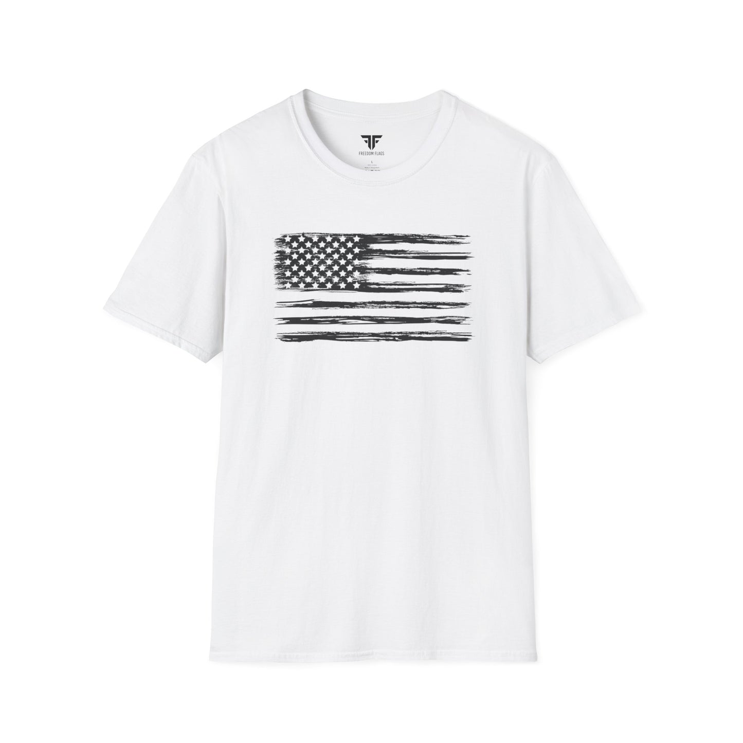 American Flag Vintage Unisex Softstyle T-Shirt - Freedom Flag Co.