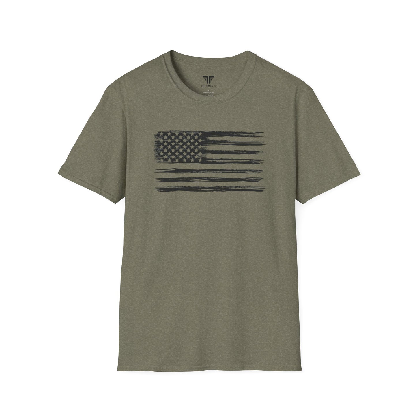 American Flag Vintage Unisex Softstyle T-Shirt - Freedom Flag Co.