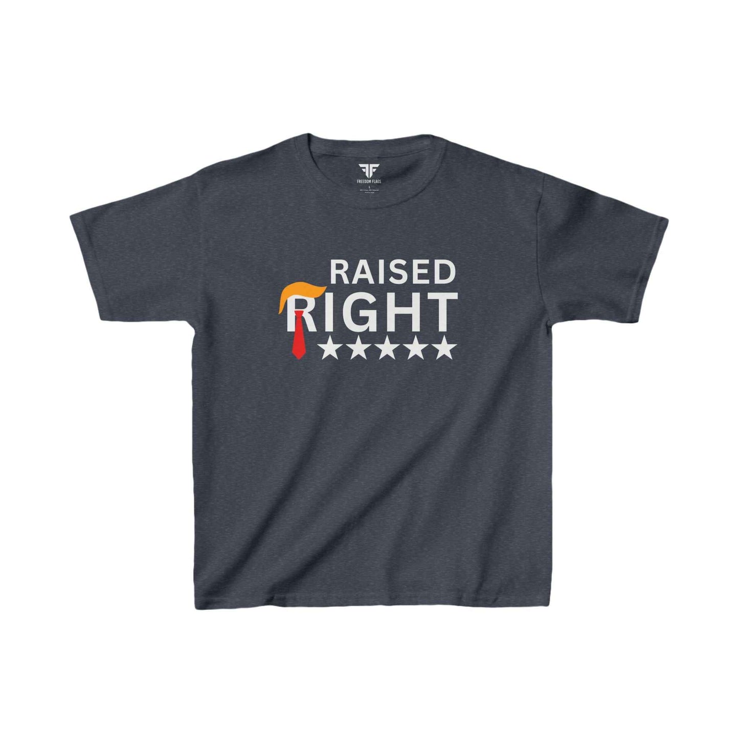 Raised Right Youth T-Shirt – Patriotic Kids Tee
