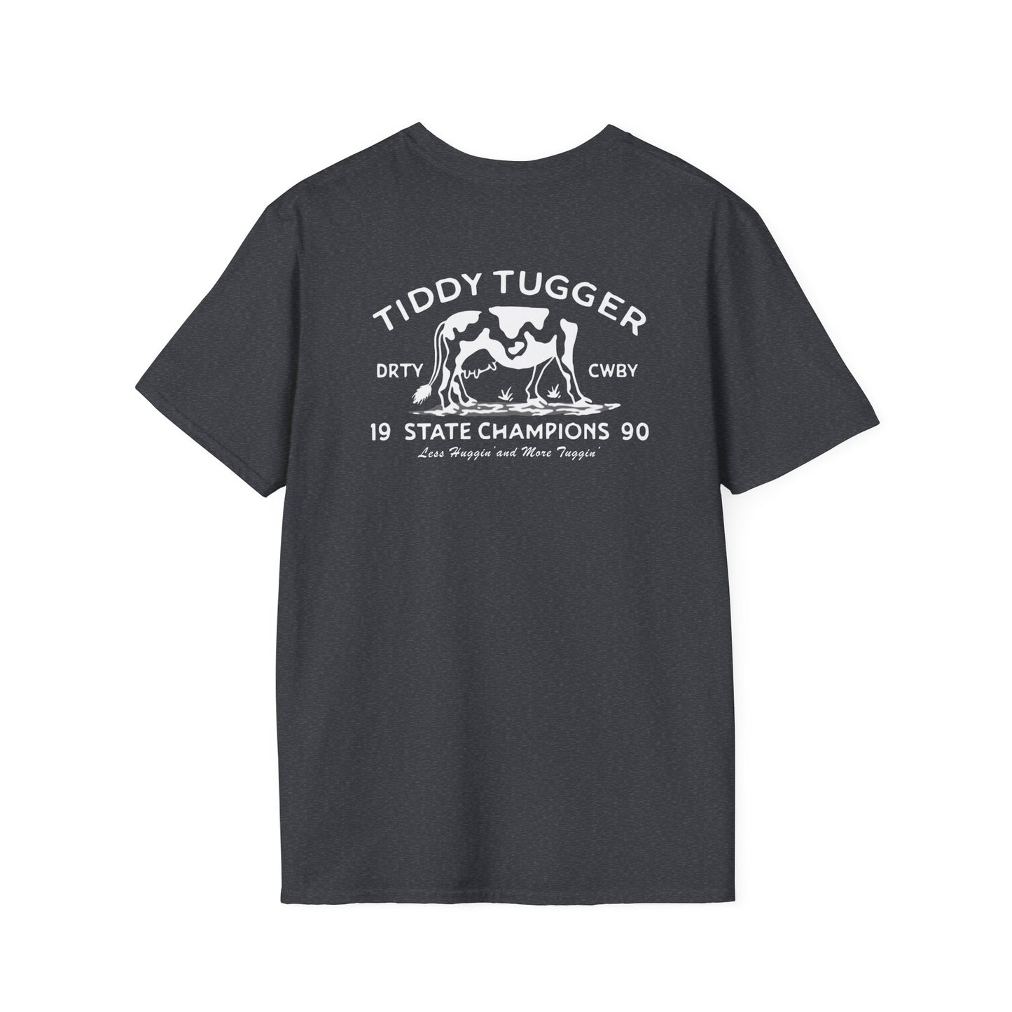 Tiddy Tugger Unisex Softstyle T-Shirt - White State Champions Graphic Tee