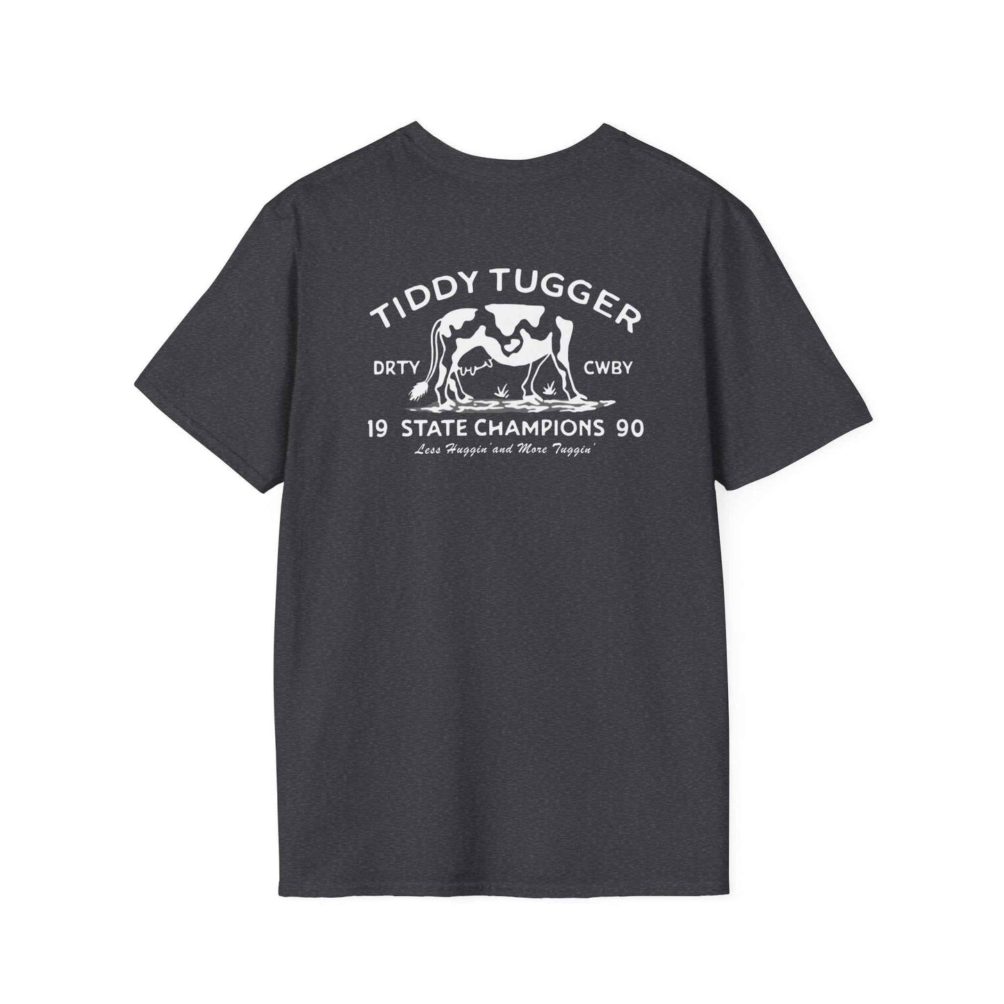 Tiddy Tugger Unisex Softstyle T-Shirt - White State Champions Graphic Tee