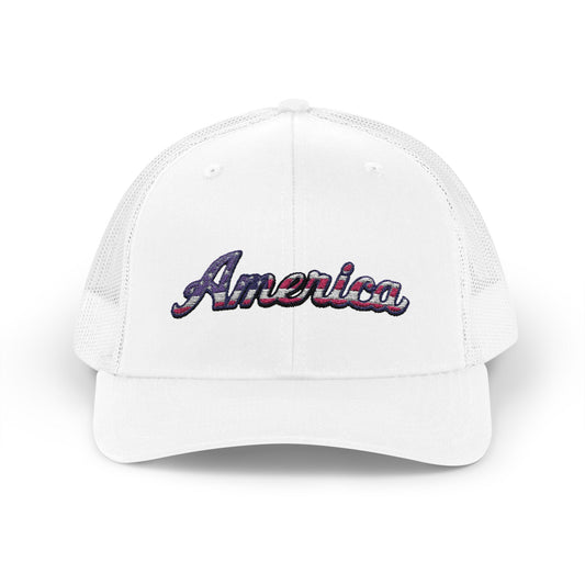 America Embroidered Snapback Cap - Freedom Flag Co.