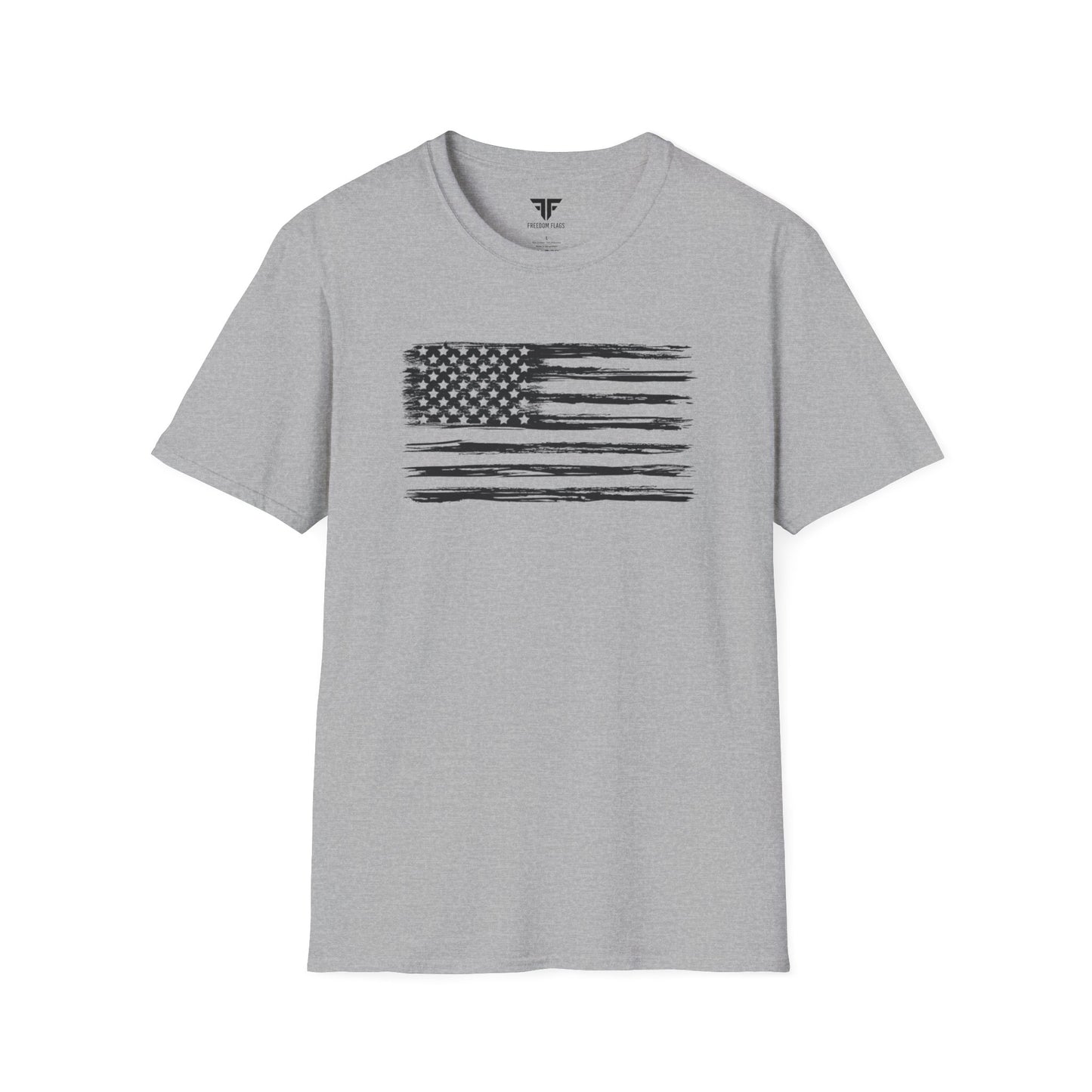 American Flag Vintage Unisex Softstyle T-Shirt - Freedom Flag Co.