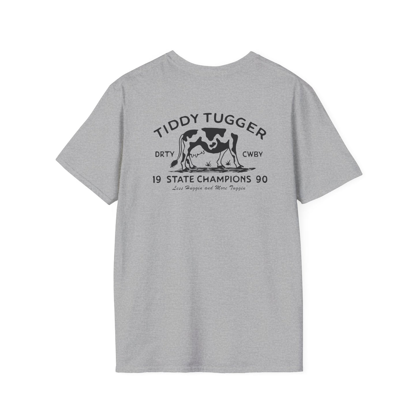 Tiddy Tugger Unisex Softstyle T-Shirt - White State Champions Graphic Tee