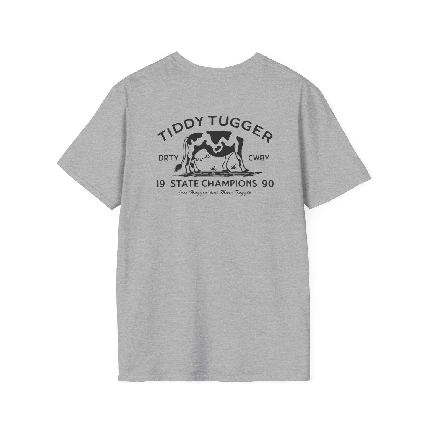 Tiddy Tugger Unisex Softstyle T-Shirt - White State Champions Graphic Tee
