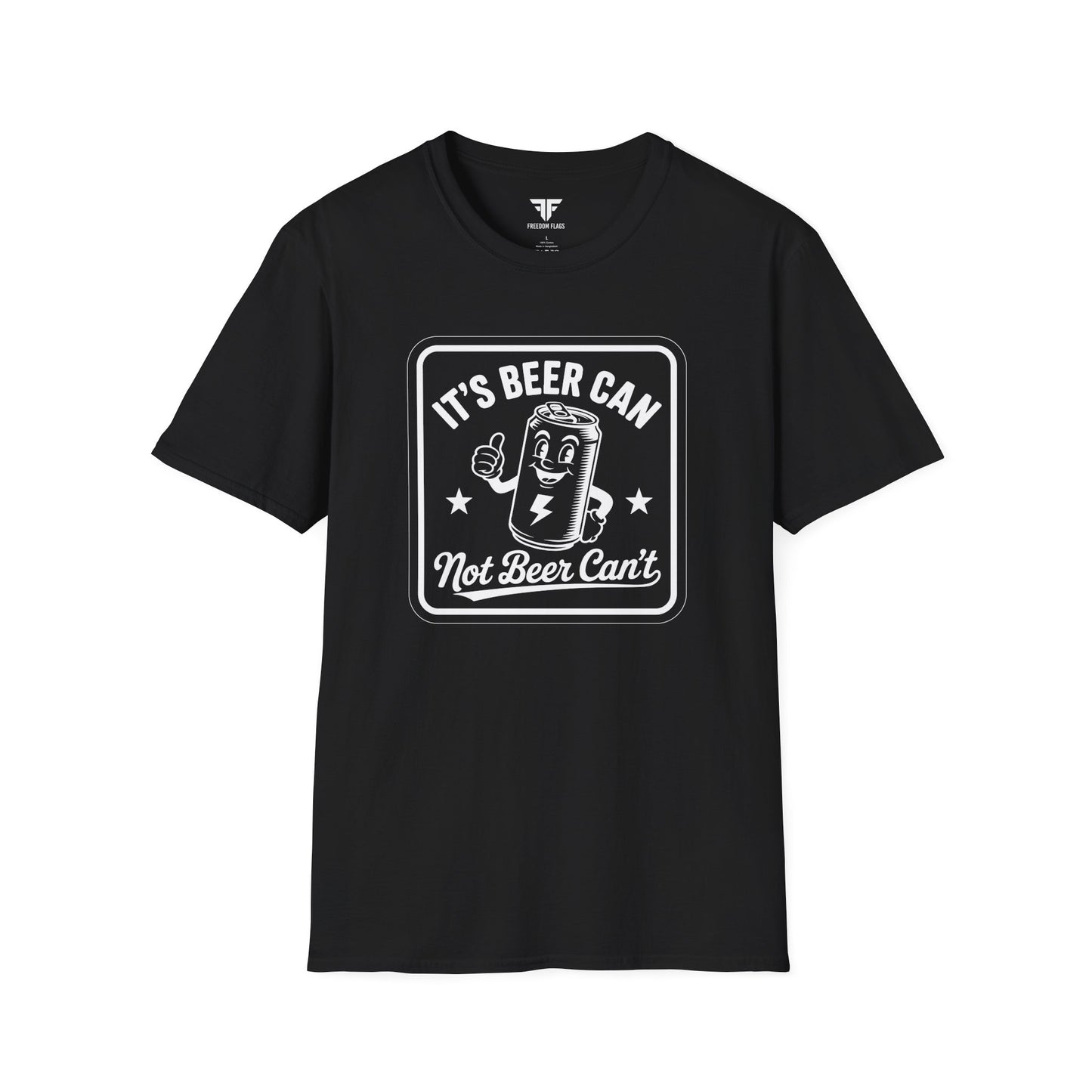 Beer Can Humor T-Shirt, Funny Drinking Shirt, Unisex Tee, Gift for Beer Lovers, Casual Wear, Party Outfit