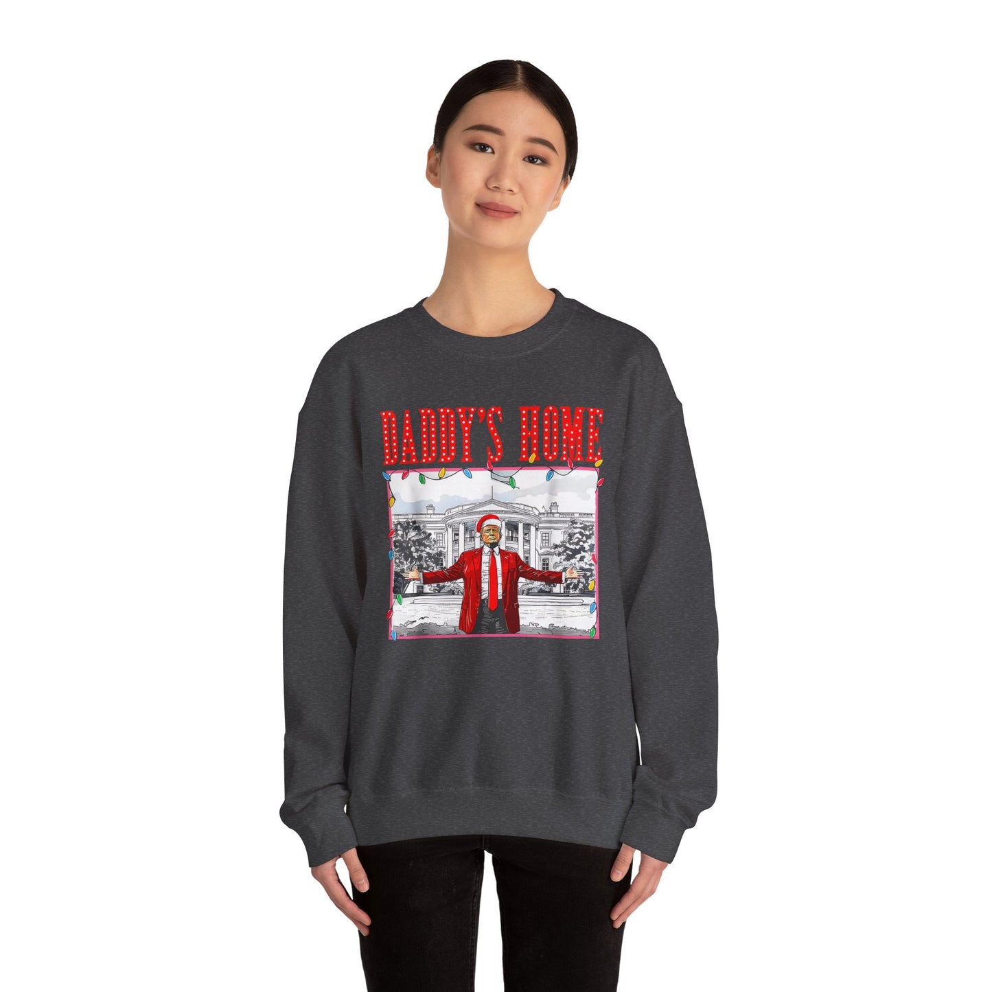 Trump Daddy’s Home Sweatshirt – Unisex Patriotic Hoodie