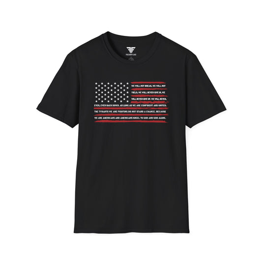 Vintage American Flag Tee Proclamation - Freedom Flag Co.