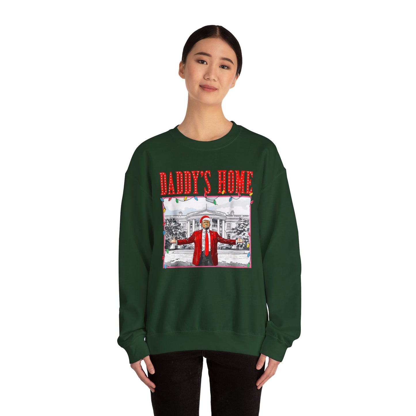 Trump Daddy’s Home Sweatshirt – Unisex Patriotic Hoodie