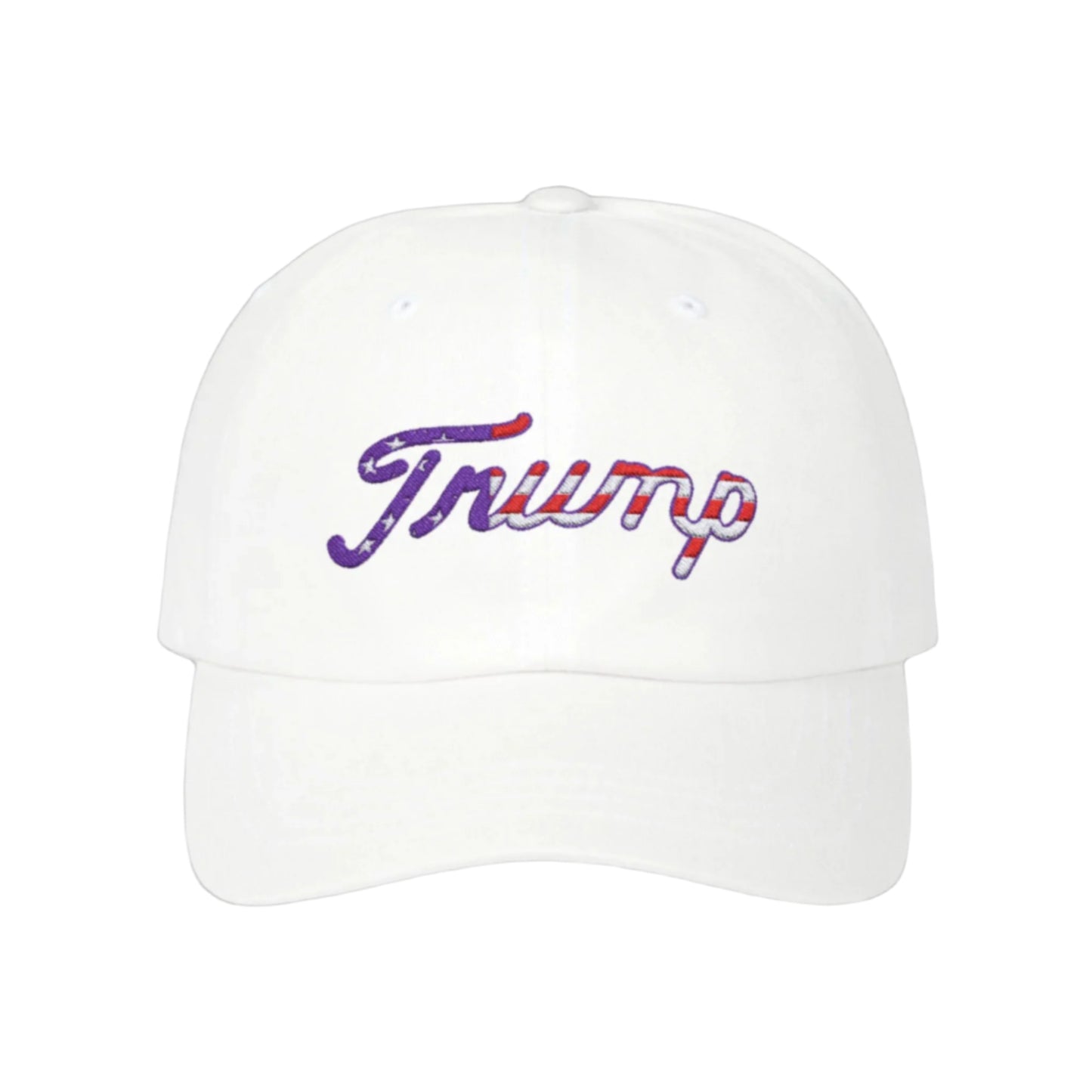 White - Trump 2024 Low Profile Golf Cap – Classic Style Hat for True Patriots