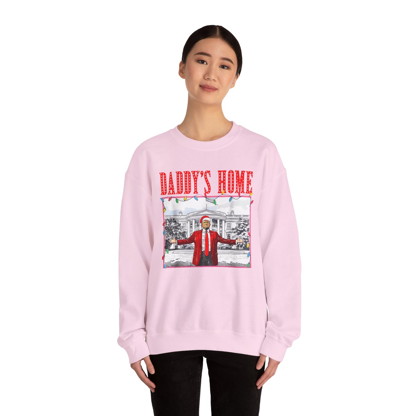 Trump Daddy’s Home Sweatshirt – Unisex Patriotic Hoodie