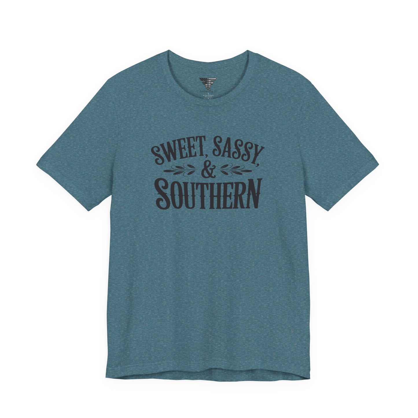 Sweet, Sassy & Southern Tee – Stylish Southern Charm Graphic T-Shirt