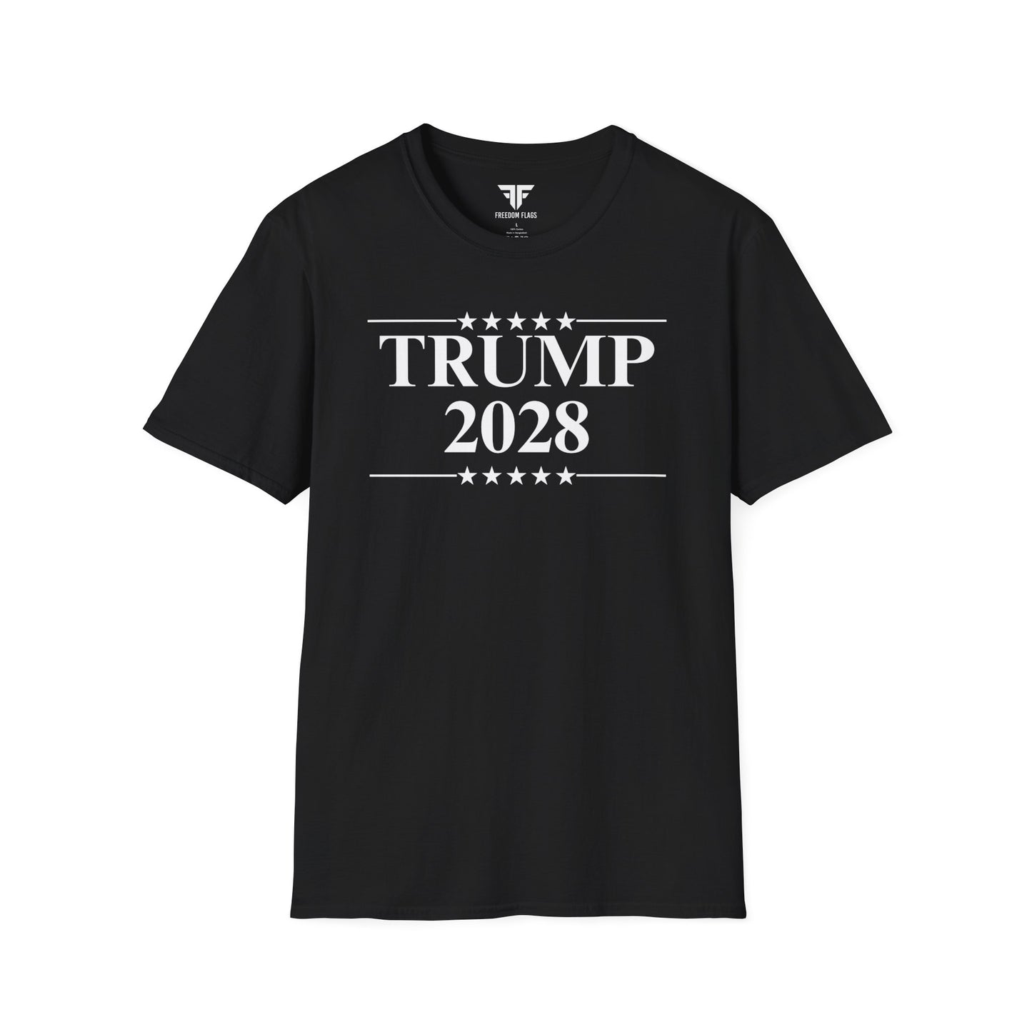 Trump 2028 Unisex Softstyle T-Shirt - Freedom Flag Co.