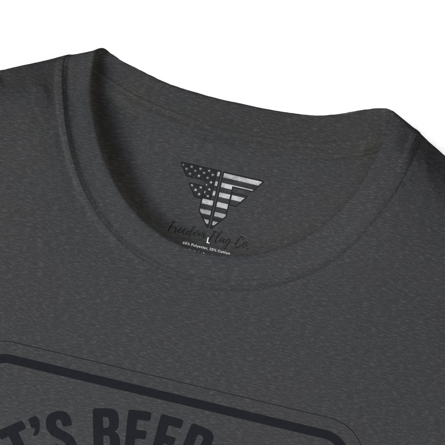 Beer Can Humor T-Shirt, Funny Drinking Shirt, Unisex Tee, Gift for Beer Lovers, Casual Wear, Party Outfit