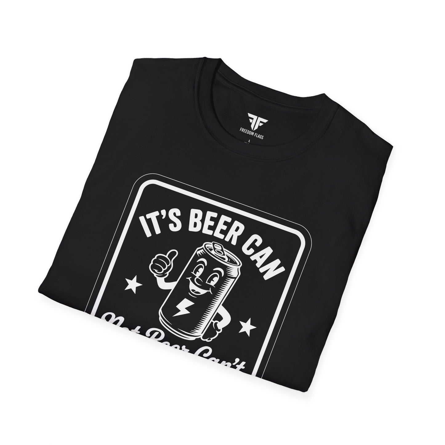 Beer Can Humor T-Shirt, Funny Drinking Shirt, Unisex Tee, Gift for Beer Lovers, Casual Wear, Party Outfit