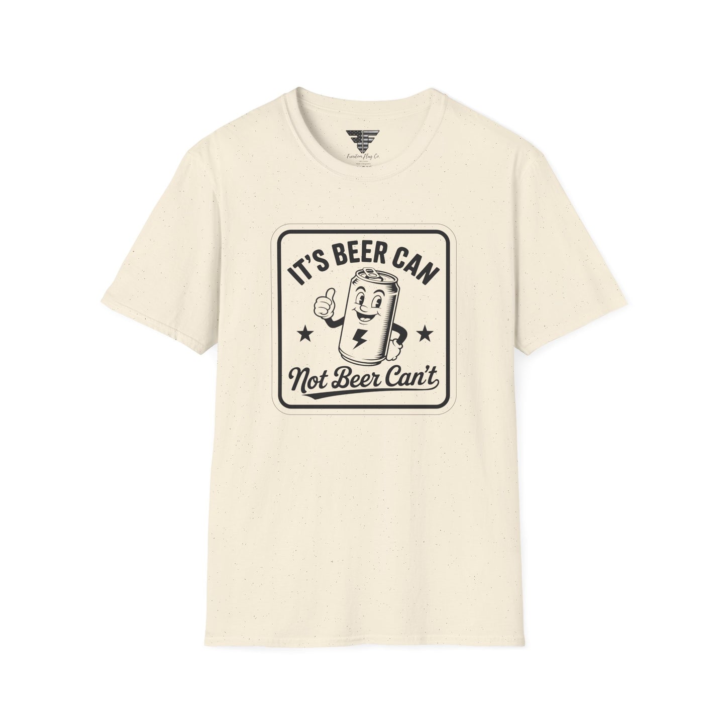 Beer Can Humor T-Shirt, Funny Drinking Shirt, Unisex Tee, Gift for Beer Lovers, Casual Wear, Party Outfit