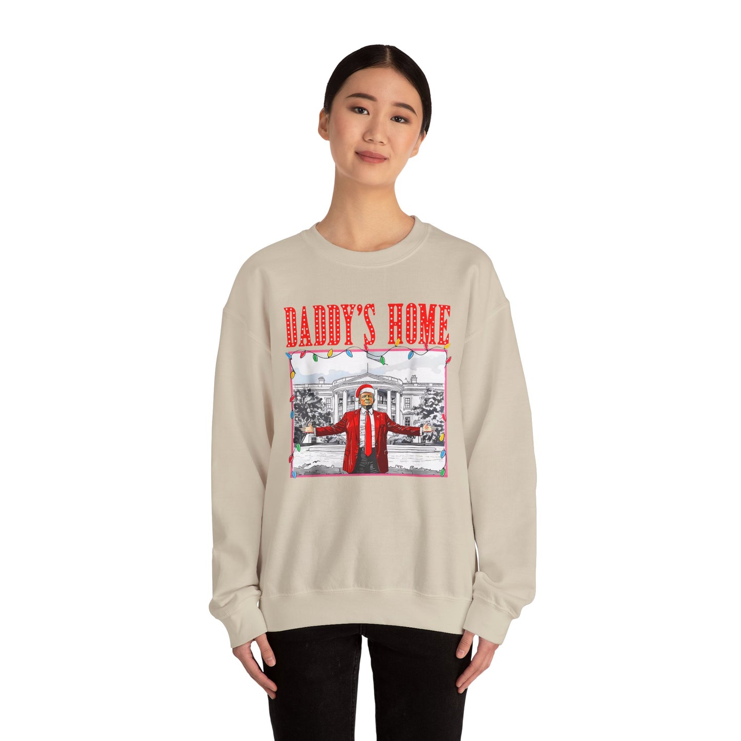 Trump Daddy’s Home Sweatshirt – Unisex Patriotic Hoodie