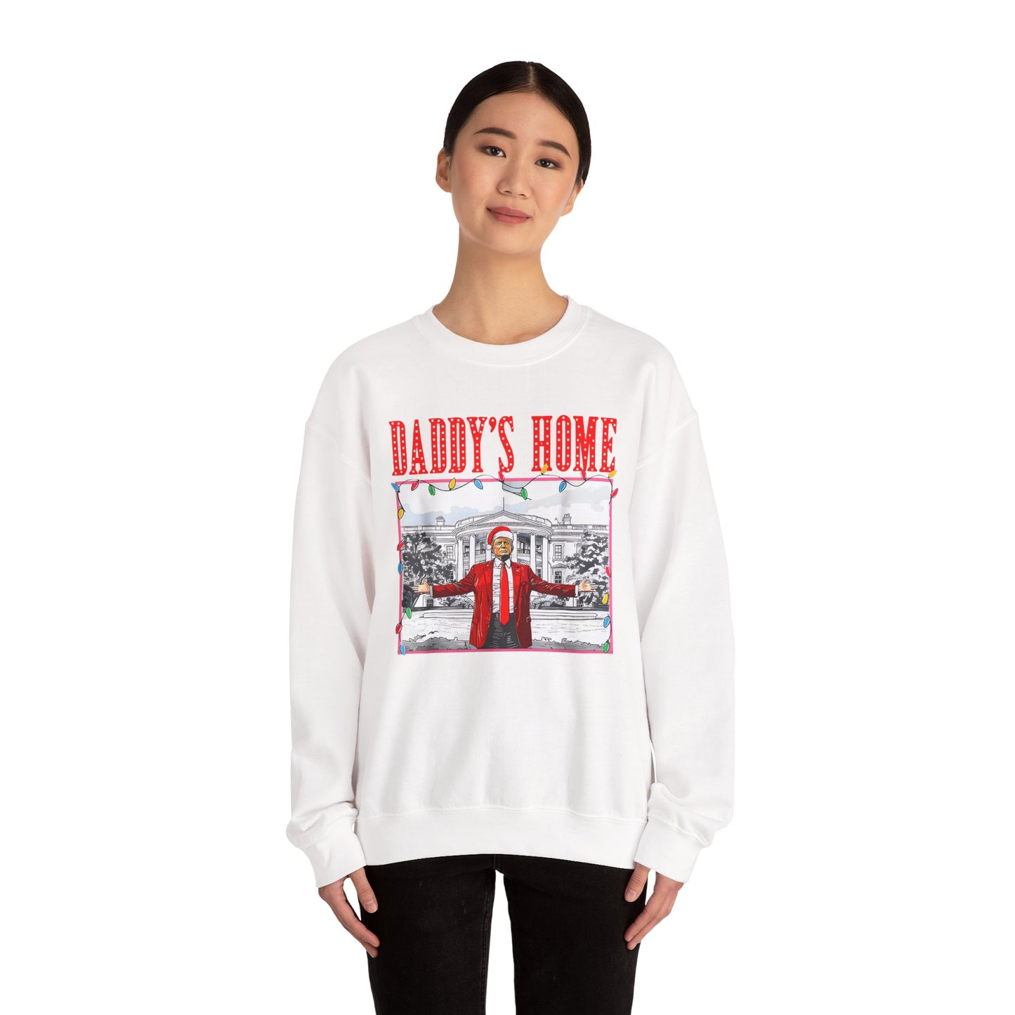 Trump Daddy’s Home Sweatshirt – Unisex Patriotic Hoodie