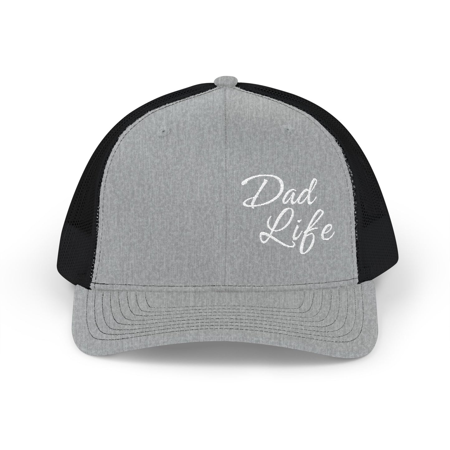 Dad Life Premium Richardson 112 Trucker Cap – Classic Mesh Snapback Hat for Fathers